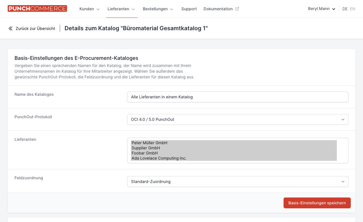 Creating an Supplier as Buyer