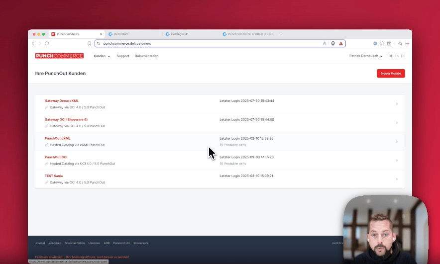 Poster: Create a new catalog in PunchCommerce
